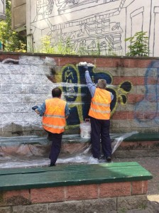 Uno degli interventi odierni