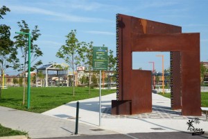 Parco Aurelio Peccei, “CARDO E DECUMANO”_600_ di Sergio INGLESE