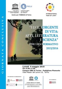 locandina Luce sorgente di vita