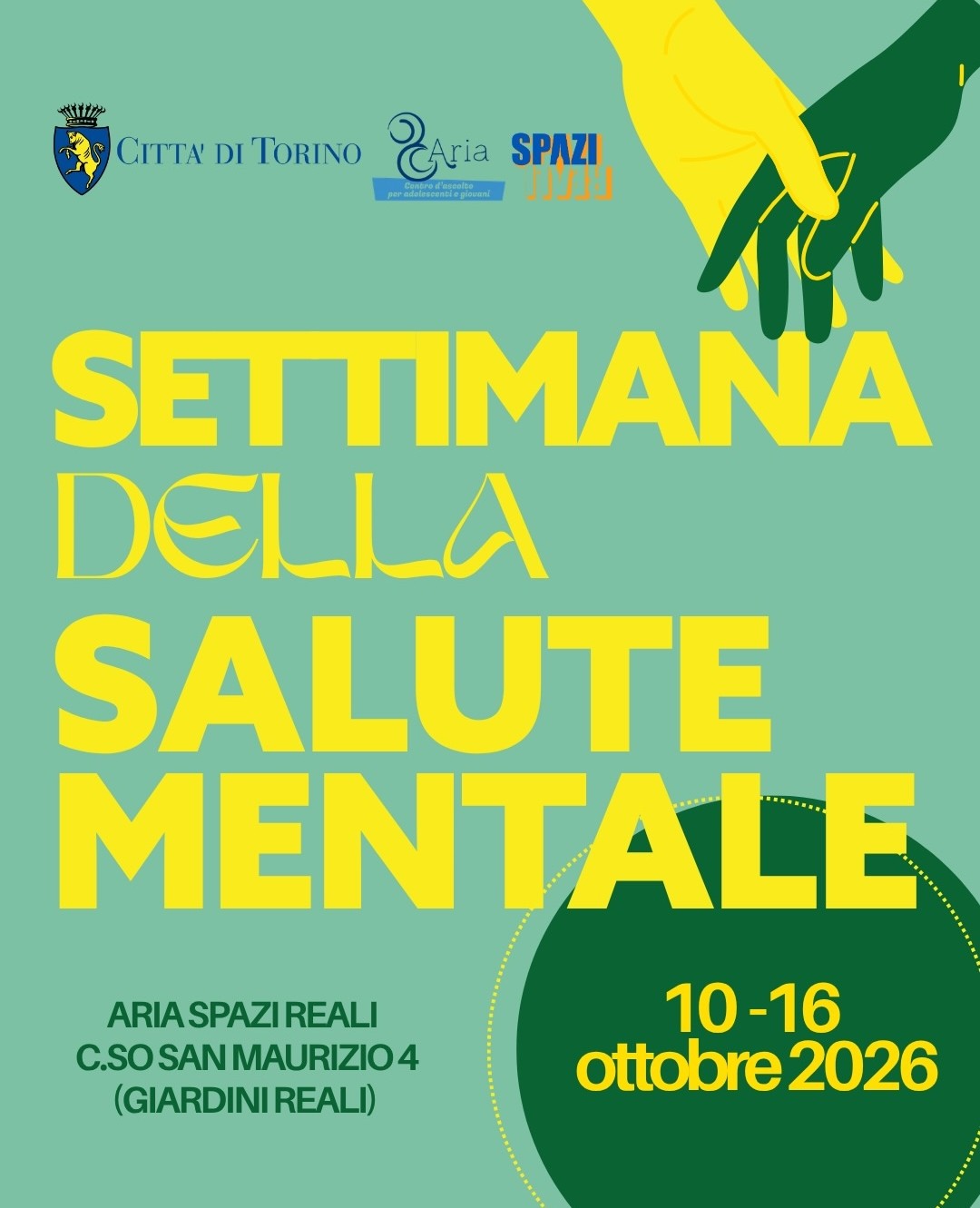 La settimana della salute mentale. A Torino dal 10 al 16 ottobre tra incontri, arte e laboratori
