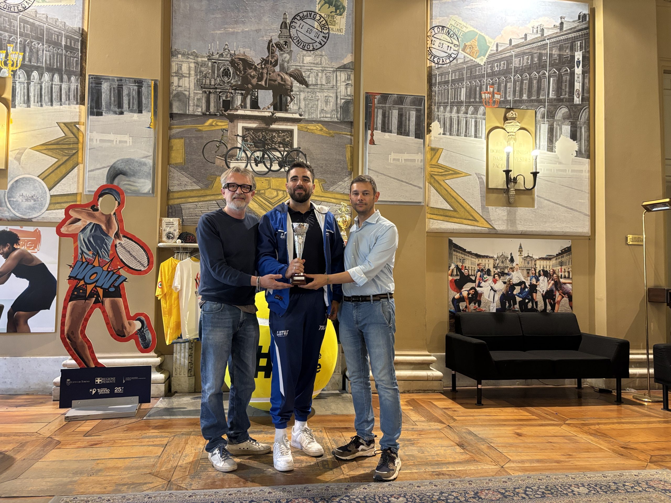 Campione del mondo, agente del Gruppo Sportivo della Polizia Locale di Torino   