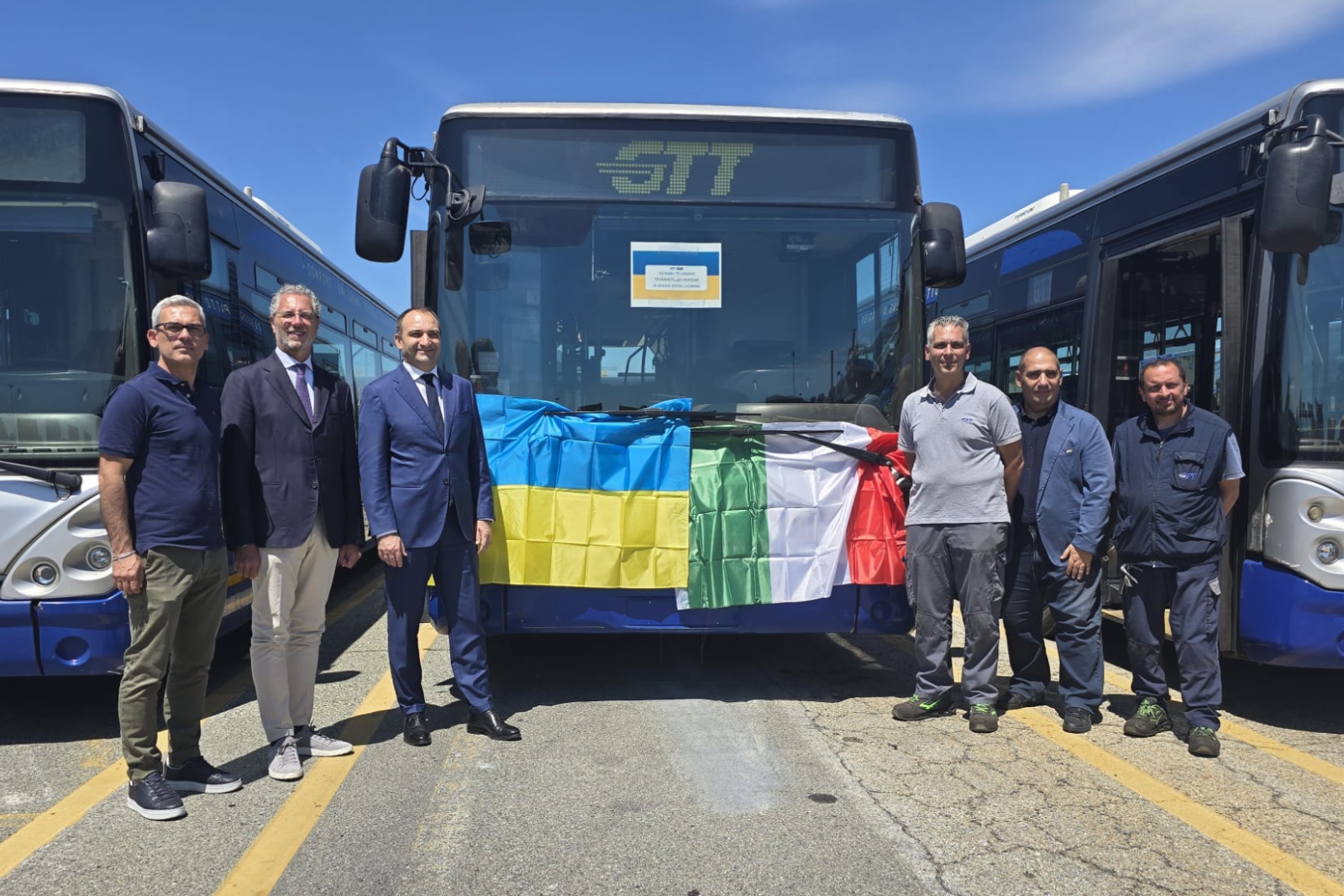 Torino e GTT al fianco di Kharkiv: completata la prima fase del progetto di solidarietà con la consegna di 40 autobus