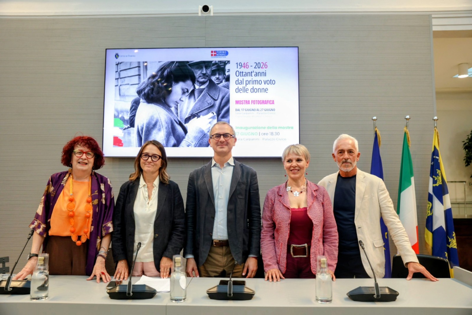 A Palazzo Civico la mostra “Torino 1946 – 2026. Ottant’anni dal primo voto delle donne”