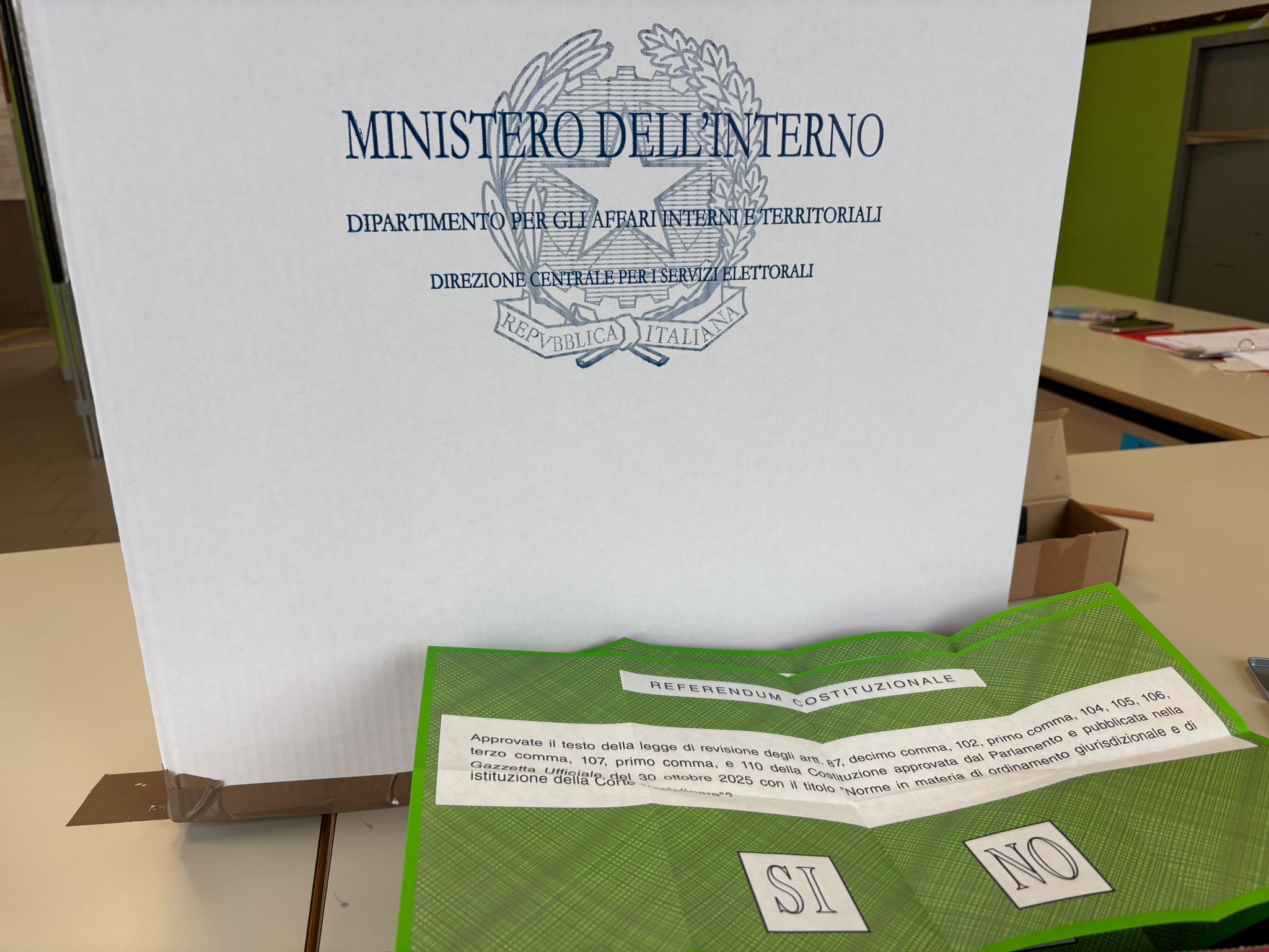 Referendum Costituzionale, affluenza alle ore 12