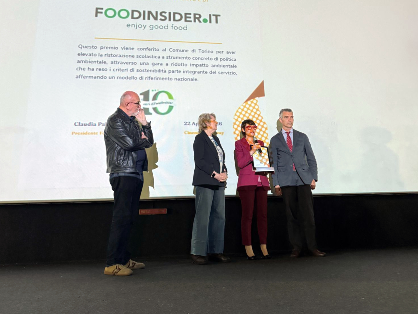 Torino premiata da Foodinsider per la ristorazione scolastica: sostenibilità e qualità al centro del servizio