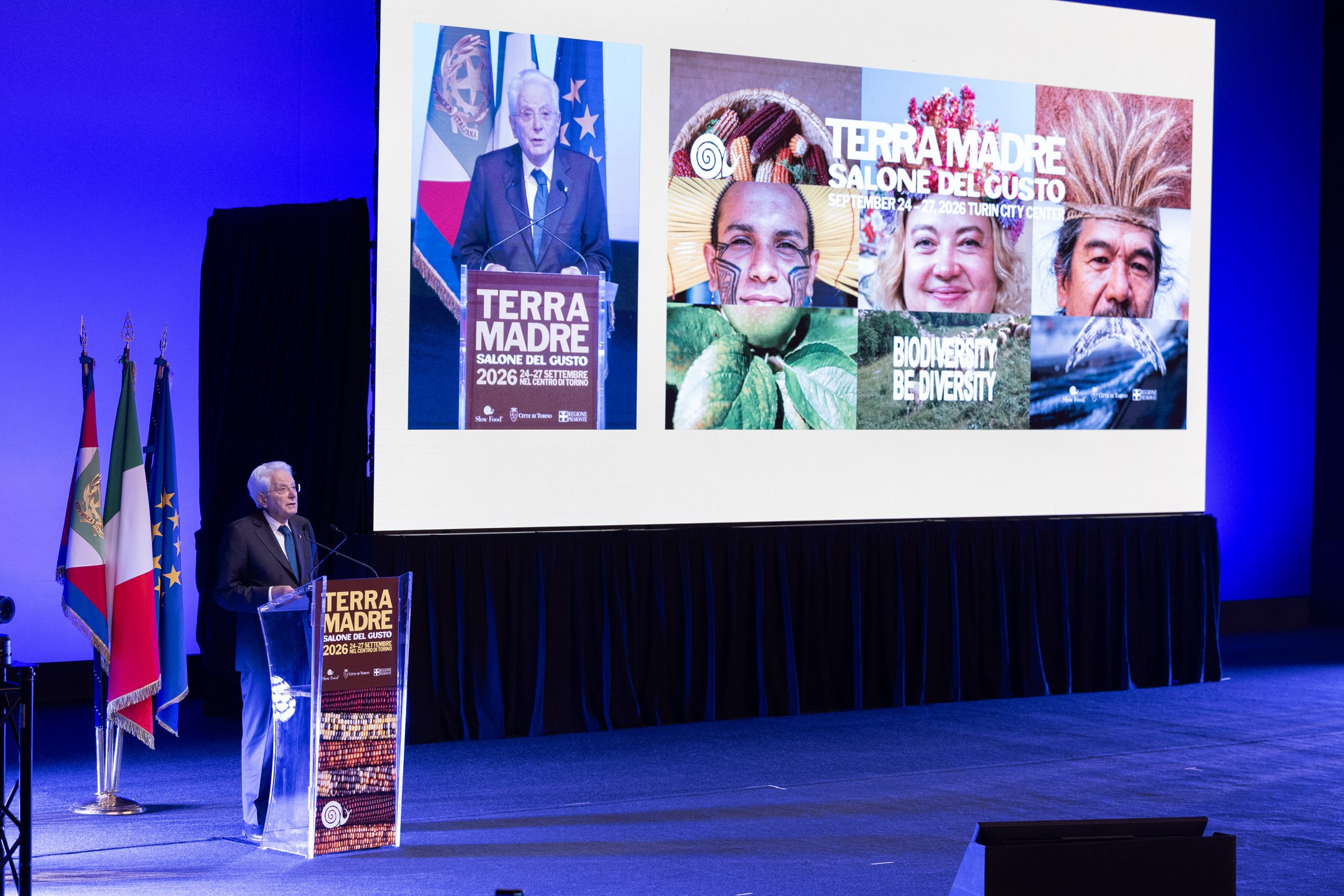 Il Presidente Mattarella apre Terra Madre: Torino torna punto di riferimento mondiale delle comunità del cibo