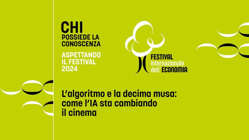 Verso il Festival dell’Economia, giovedì al Circolo dei Lettori si parla di cinema e intelligenza artificiale