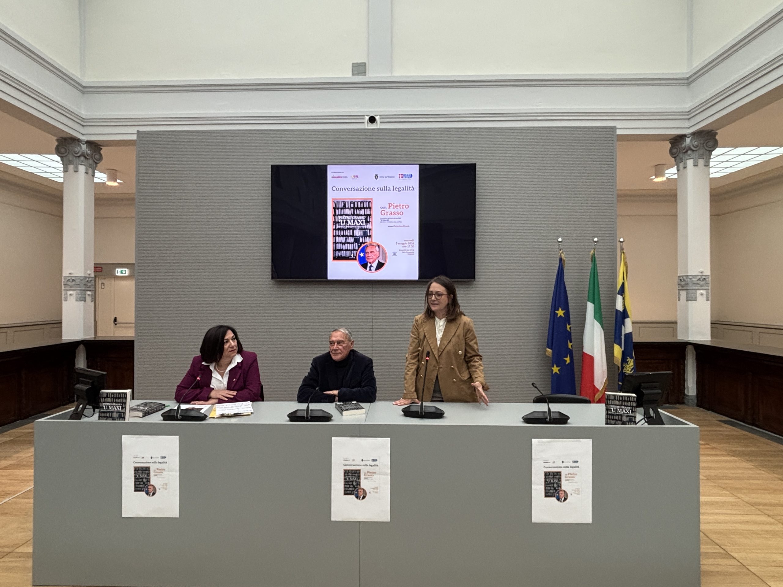 “U Maxi”, il libro di Pietro Grasso sul Maxi Processo a Cosa nostra presentato a Torino