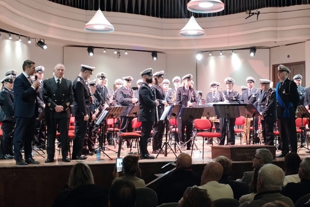 I saluti di Marco Porcedda  e Roberto Mangiardi al Concerto di Natale