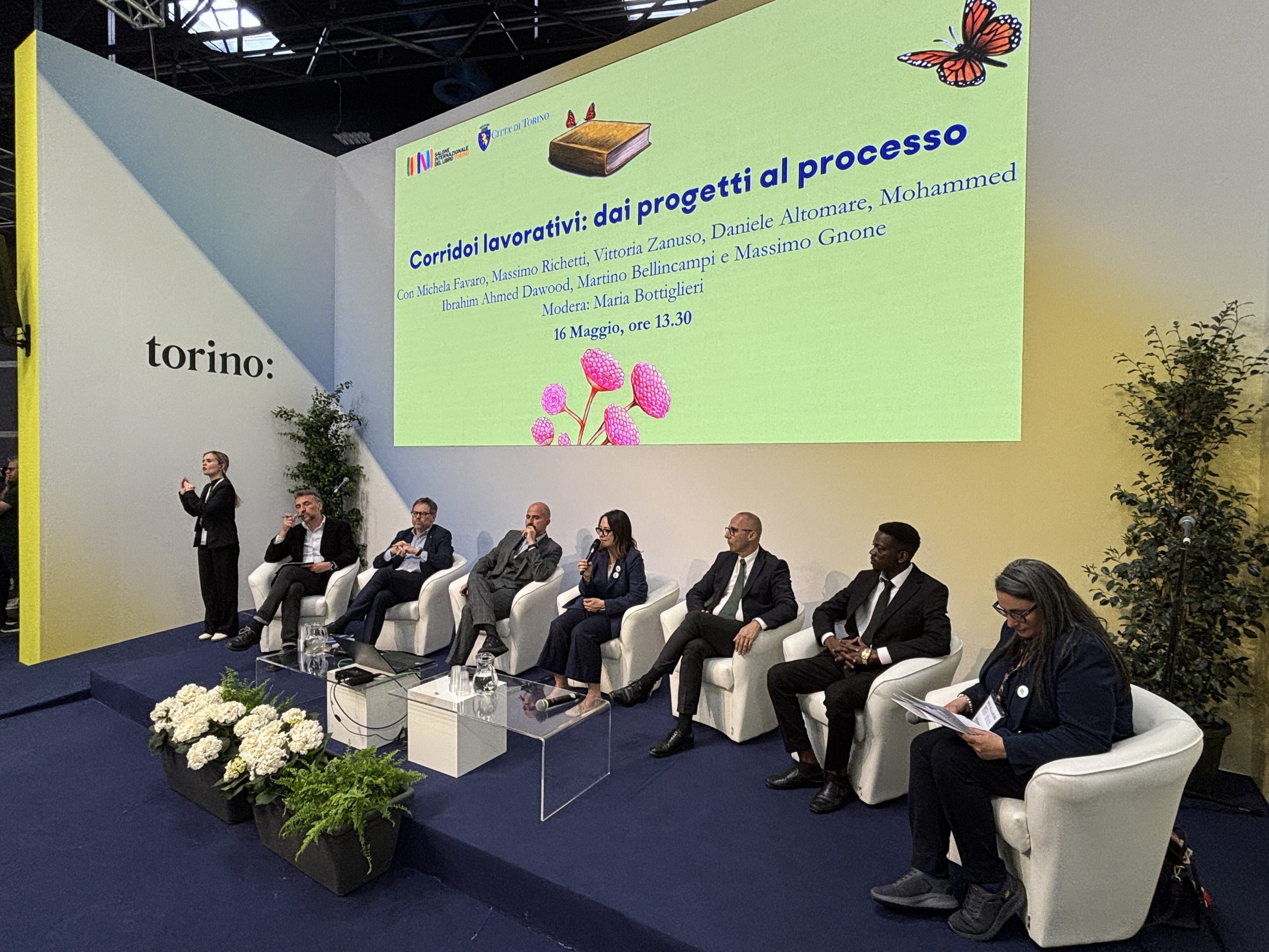 Presentati al Salone del Libro i “Corridoi lavorativi”, modello di inclusione che vede Torino protagonista
