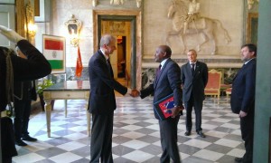 L'incontro fra il Sindaco e l'Ambasciatore del Ruanda a Palazzo civico
