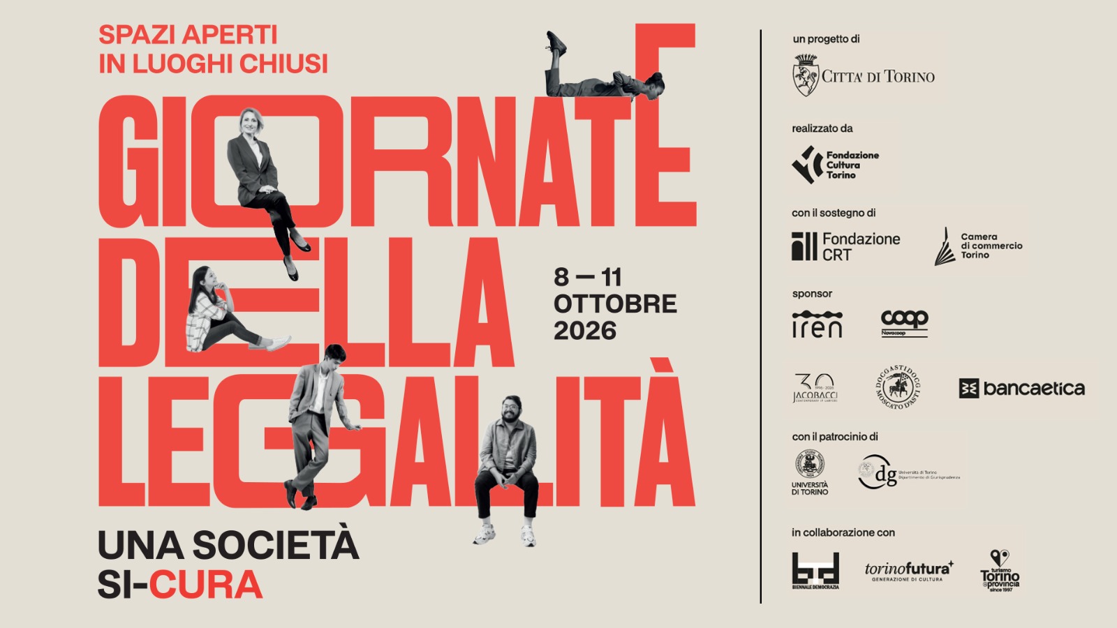 Giornate della Legalità: chiusa la 4ª edizione “Una società si cura”, sold out nei luoghi delle istituzioni aperti alla città