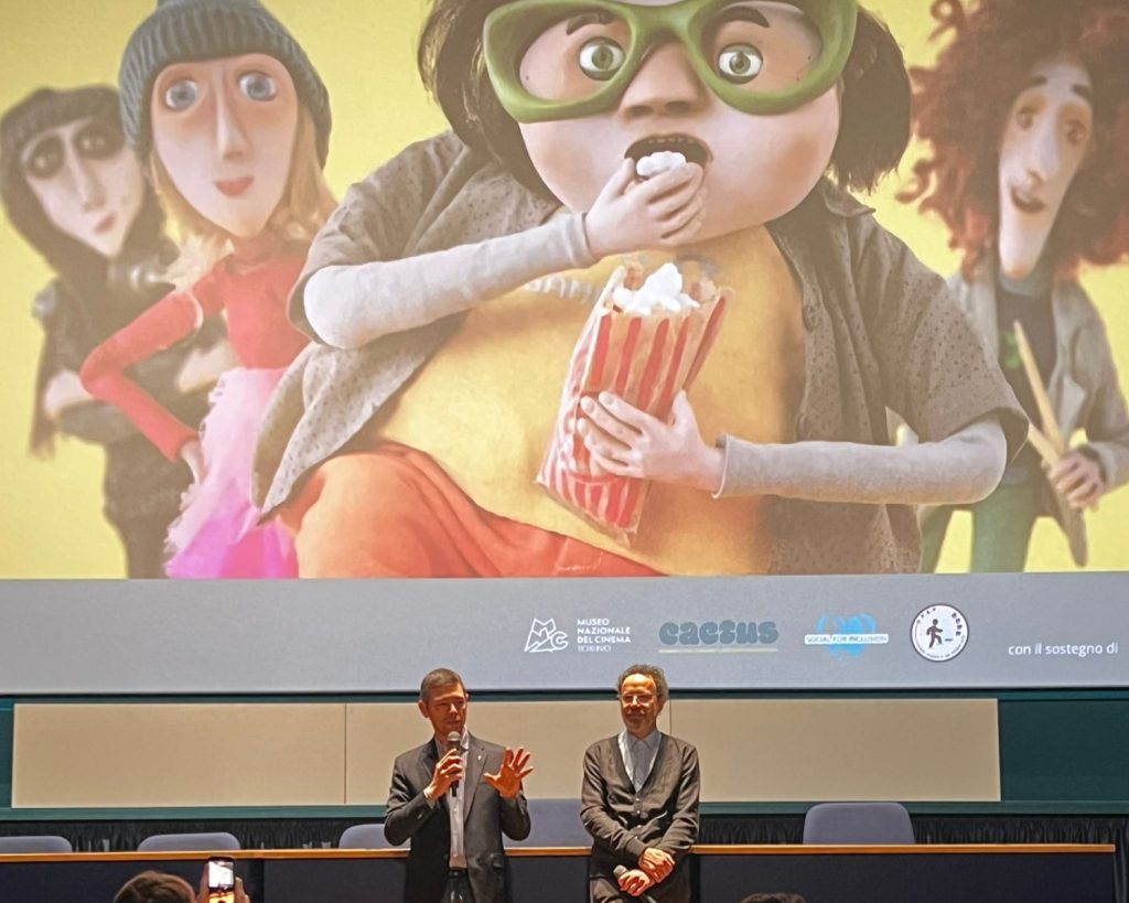 L'assessore alla Sicurezza Marco Porcedda e il direttore del Museo del Cinema Carlo Chatrian