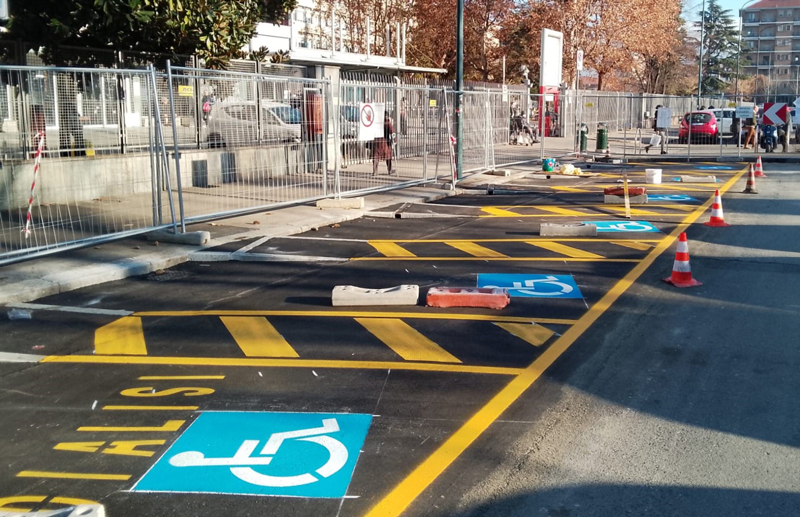 Ospedale San Giovanni Bosco: parcheggio disabili più accessibile grazie all’Unione Industriali Torino