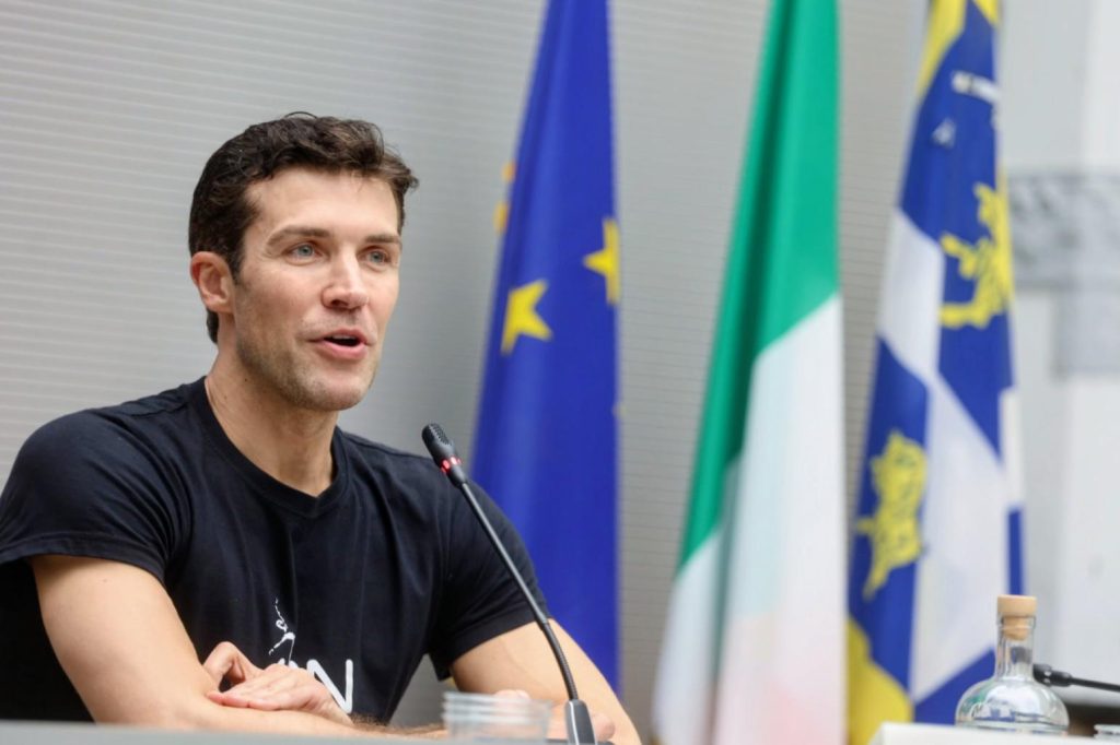 Roberto Bolle alla conferenza stampa