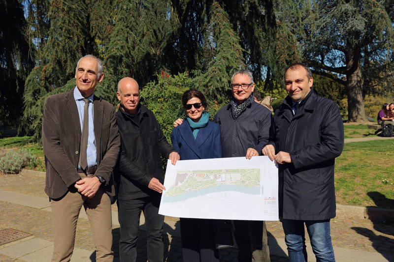 Più alberi, meno asfalto e auto, al via il cantiere di riqualificazione del parco del Valentino