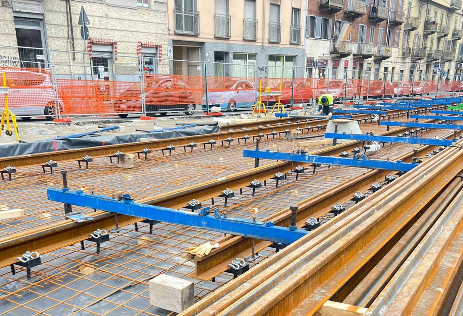 Piazza Baldissera: consegnati i materiali, cantiere verso la fase finale