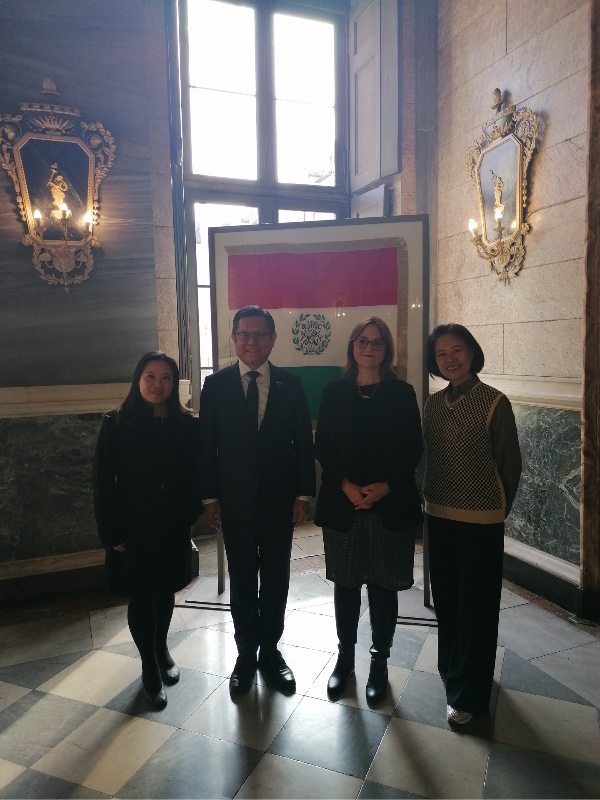 Il Console di Taiwan in visita a Palazzo Civico