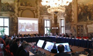 L'apertura dei lavori nel Castello del Valentino